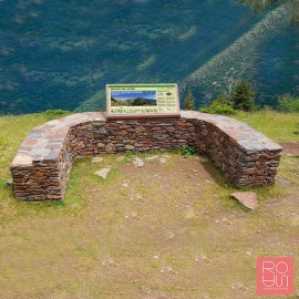 Faristol d'Acer i Stratimage® - Per a Murs de Pedra